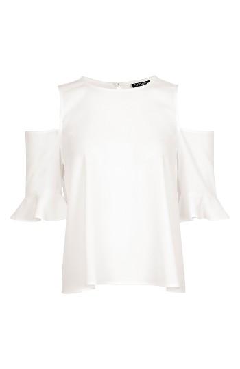 Women's Topshop Cold Shoulder Top
