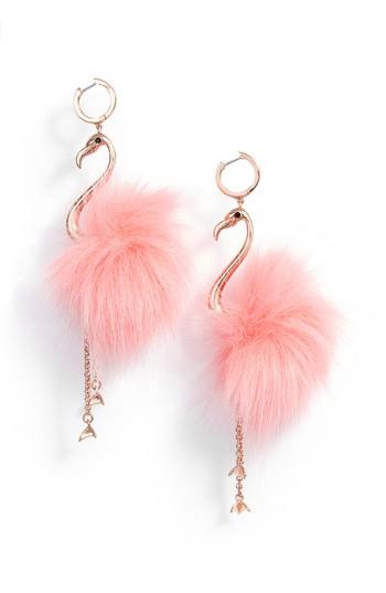 Women's Kate Spade New York By The Pool Flamingo Drop Earrings