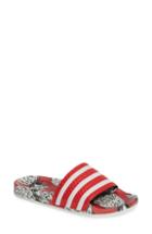 Women's Adidas Adilette Sport Slide Sandal M - Red