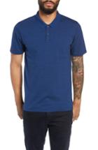 Men's Calibrate Melange Stripe Jersey Polo - Blue