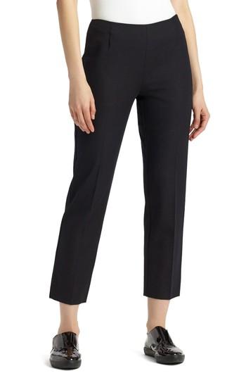 Women's Lafayette 148 New York Lexington Stretch Cotton Crop Pants - Black