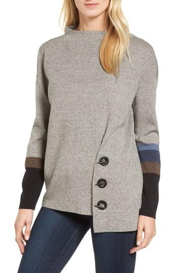 Women's Nic+zoe Toggled Up Top - Grey