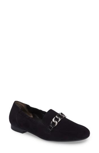 Women's Paul Green Newcastle Chain Bit Loafer .5us/ 3uk - Black