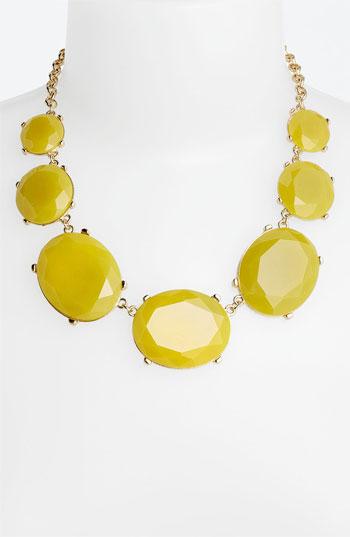 Tasha Frontal Necklace Yellow/ Gold