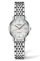 Women's Longines Elegant Automatic Diamond Bracelet Watch, 25.5mm