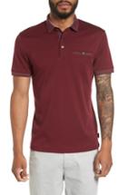 Men's Ted Baker London Rickee Modern Slim Fit Polo (m) - Red