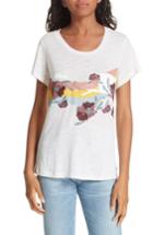 Women's Dolan Malibu Embroidered Graphic Tee, Size - Ivory