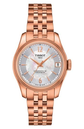Women's Tissot Classic Powermatic 80 Chronometer Bracelet Watch, 30.6mm