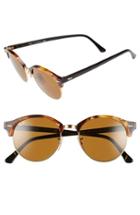 Women's Ray-ban Clubround 51mm Round Sunglasses - Brown/ Havana