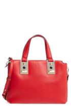 Vince Camuto Bitty Leather Satchel - Red