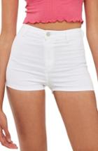 Women's Topshop Joni Shorts Us (fits Like 2-4) - White