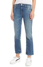 Women's Mother The Dutchie Crop Straight Leg Jeans - Blue