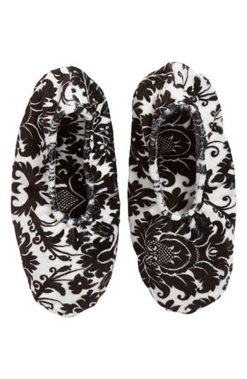Sonoma Lavender Black Damask Footies