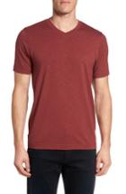 Men's Travis Mathew 'trumbull' Trim Fit Slubbed T-shirt, Size - Red