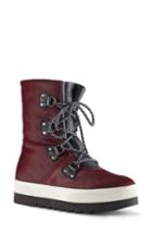 Women's Cougar Vesper Waterproof Genuine Calf Hair Boot M - Burgundy