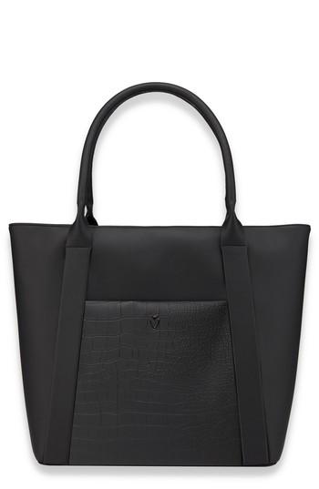 Vessel Signature 2.0 Faux Leather Medium Tote - Black