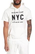 Men's Reigning Champ Cutoff Short Sleeve Hoodie - White