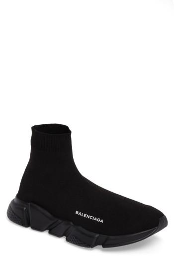 Men's Balenciaga Speed High Slip-on Us / 44eu - Black