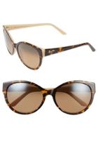Women's Maui Jim 58mm Polarizedplus Sunglasses - Dark Tortoise/ Bone/ Bronze