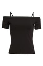 Women's T By Alexander Wang 'lux' Ponte Knit Off The Shoulder Top