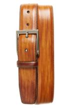 Men's Magnanni Arcade Leather Belt - Canela