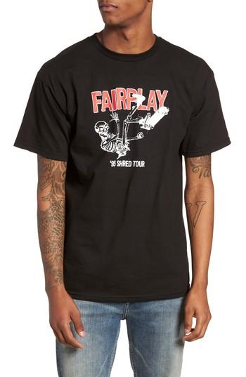 Men's Fairplay Shred Graphic T-shirt - Black