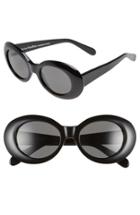 Women's Acne Studios 'mustang' 49mm Oval Sunglasses -