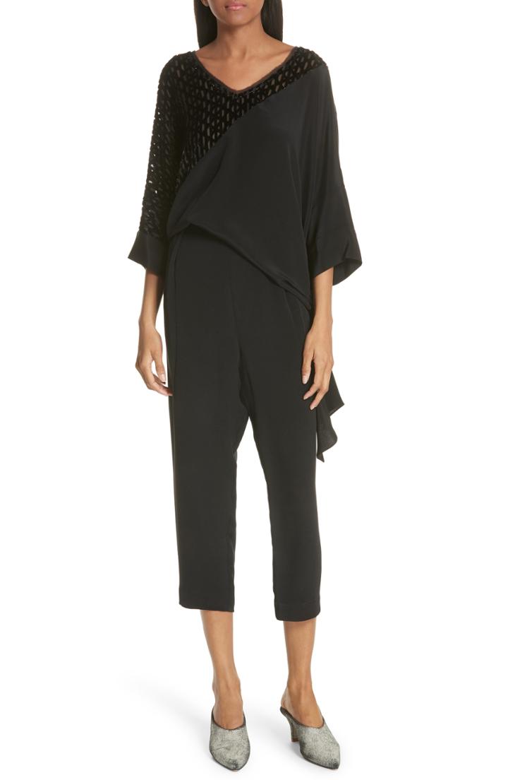 Women's 1.state Pinstripe Wide Leg Jumpsuit