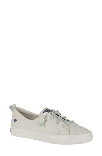 Women's Sperry Crest Vibe Sneaker .5 M - Ivory