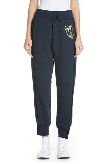 Women's Undercover Logo Sweatpants - Blue