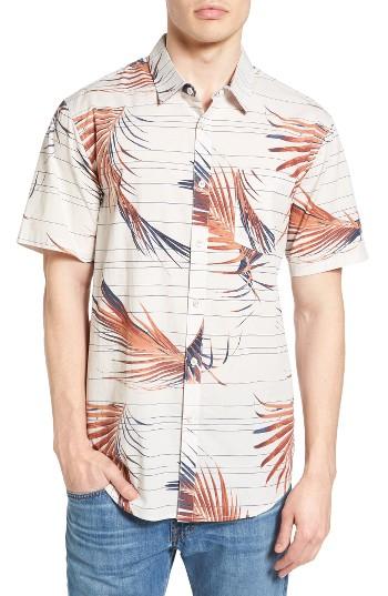 Men's Billabong Tropics Print Woven Shirt - Ivory