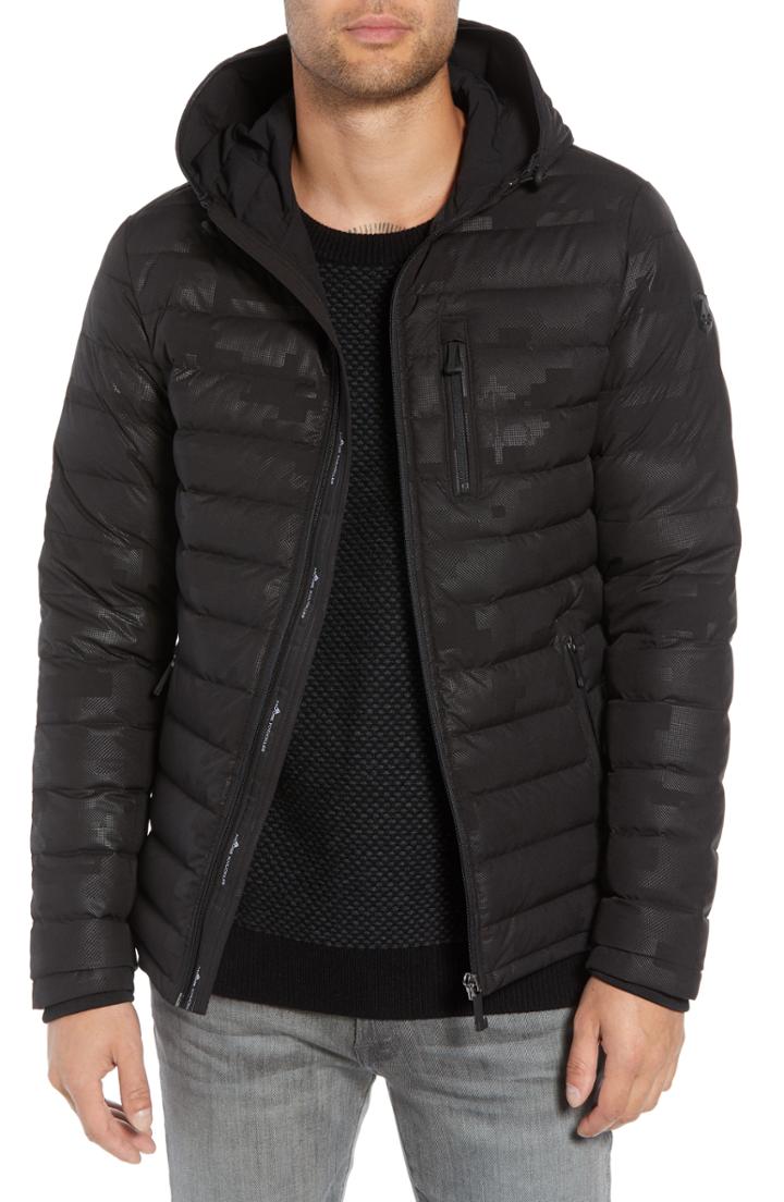 Men's Moose Knuckles Wallace Down Jacket - Black