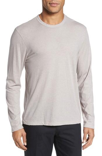 Men's James Perse Melange Long Sleeve Graphic T-shirt