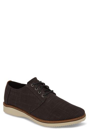 Men's Toms Preston Plain Toe Derby M - Black
