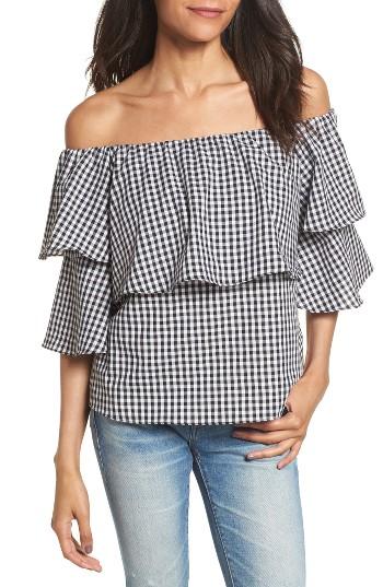 Women's Wayf Gracie Off The Shoulder Top - Black