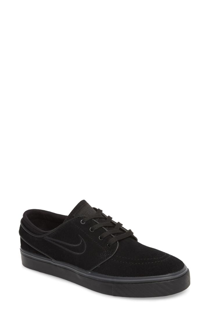 Women's Nike Sb Air Zoom Stefan Janoski Skate Sneaker M - Black