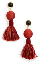 Women's Lizzie Fortunato Modern Craft Tassel Drop Earrings