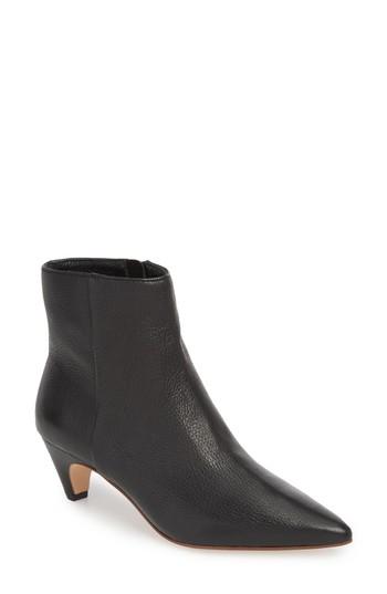 Women's Splendid Nettie Kitten Heel Bootie M - Black