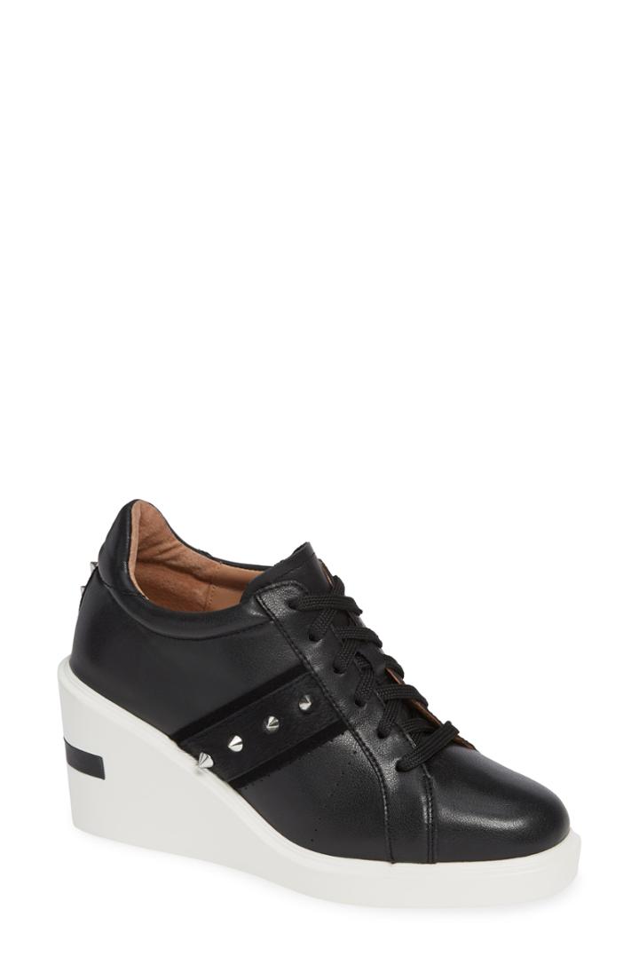 Women's Linea Paolo Kesha Studded Wedge Sneaker