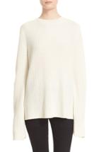 Women's A.l.c. Markell Lace-up Back Wool & Cashmere Sweater