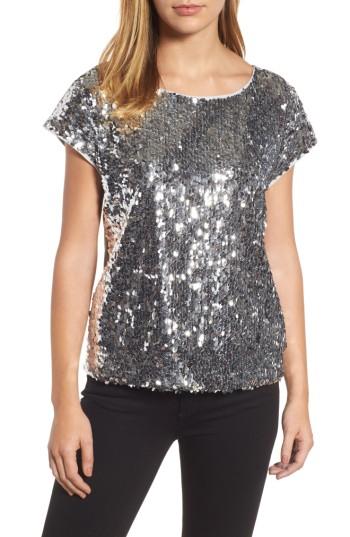 Women's Vince Camuto Sequin Front Top