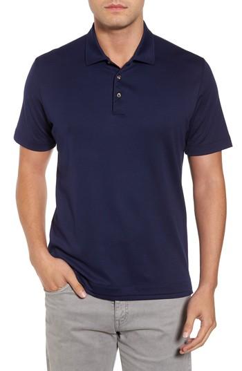 Men's David Donahue Interlock Polo
