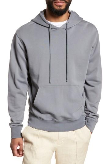 Men's Vince Slim Fit Pullover Hoodie - Grey