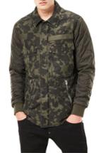 Men's G-star Raw Type C Hybrid Padded Overshirt - Green