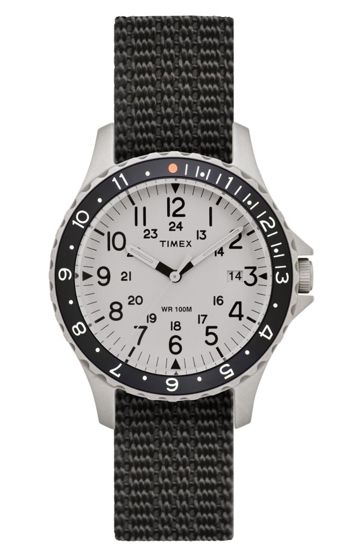 Men's Timex Archive Navi Ocean Reversible Nato Strap Watch, 38mm