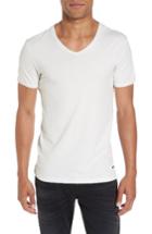 Men's Boss Orange Toulouse V-neck T-shirt - White