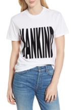 Women's 7 For All Mankind Mankind Flocked Tee - White