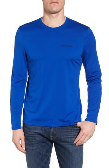 Men's Patagonia Logo T-shirt - Blue