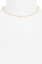Women's Madewell Delicate Geo Charm Choker Necklace