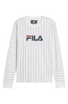 Men's Fila Stacked Logo T-shirt - White